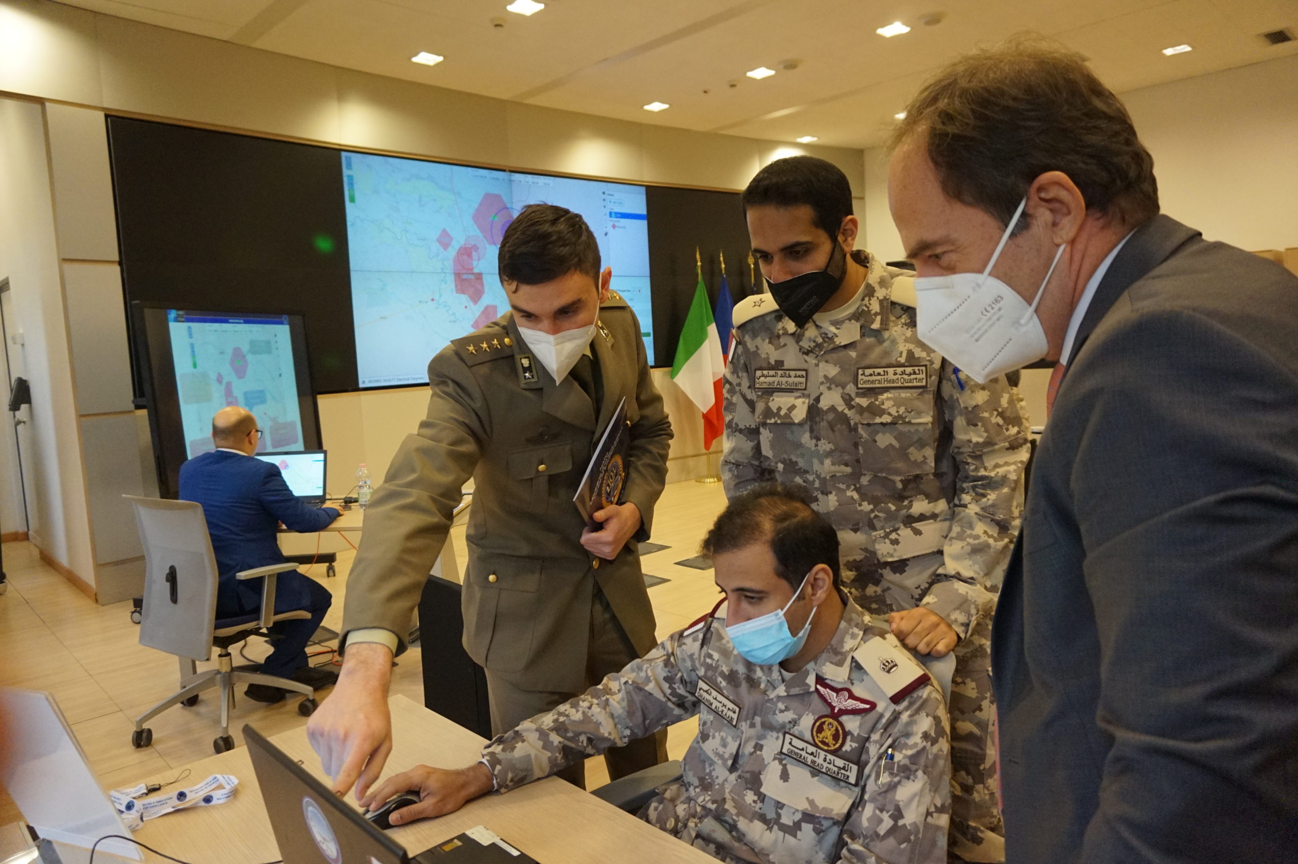 Delegation Of The Qatar Armed Forces Joint Warfare Training Center Visiting The NATO M S CoE 